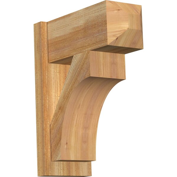 Ekena Millwork Westlake Rough Sawn Craftsman Outlooker, Western Red Cedar, 8"W x 18"D x 22"H OUT08X18X22WTL04RWR - main